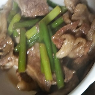 豚肉とにんにく炒め